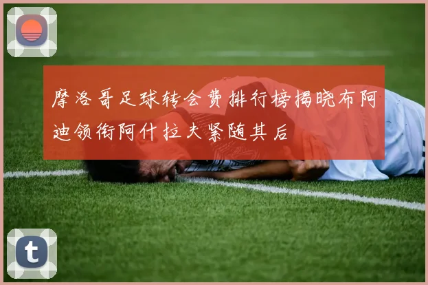 摩洛哥足球转会费排行榜揭晓布阿迪领衔阿什拉夫紧随其后